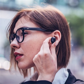 Lamax Dots3 Play True Wireless fülhallgató headset fekete