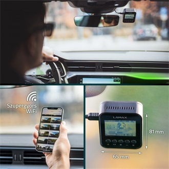 Lamax F10 GPS autós kamera fekete