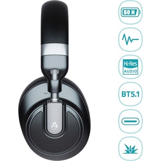 Lamax HighConfort ANC fejhallgató headset fekete