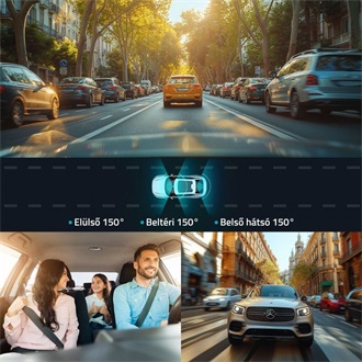 Lamax N10 GPS 3-in-1 autós kamera fekete