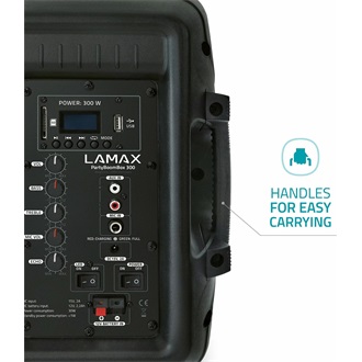 Lamax PartyGo1 IP67 8000mAh vízálló 1.0 hangszóró fekete