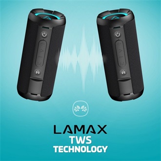 Lamax SoundJam1 1800mAh IPX5 vízálló 2.0 hangszóró fekete