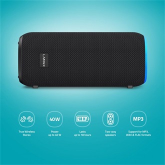 Lamax StarCube1 1900mAh 2.0 hangszóró fekete