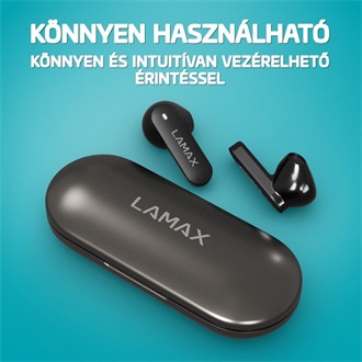 Lamax SteelTones1 True Wireless vízálló fülhallgató headset fekete
