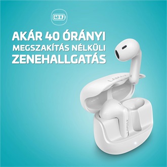 Lamax Tones1 True Wireless fülhallgató headset fehér