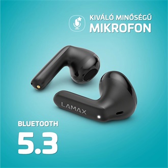 Lamax Tones1 True Wireless fülhallgató headset fekete