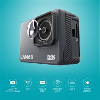 Lamax X3.2 sportkamera szürke