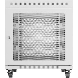 Lanberg 19" szabadon álló rack szekrény 15U/800X1000 perforált ajtó, lapraszerelt, LCD kijelző, szürke