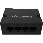 Lanberg DIN-FE4-AT-30W 100Mb/s Ethernet Quad RJ45 PoE extender