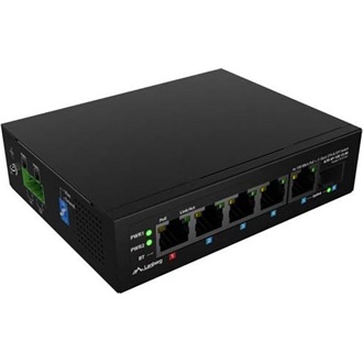 Lanberg ILFE-4P-1GE-1S-90 switch