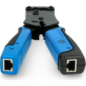 Lanberg NT-0203 RJ45 RJ11 RJ12 krimpelő fogó kék-fekete 1db
