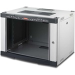 Lande NETbox 600x600 9U 19" fali rack szekrény szürke