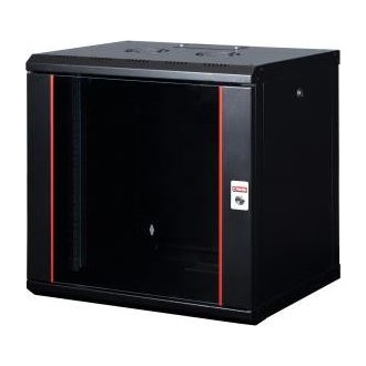 Lande PROLINE 20U 600x600 fali rack szekrény 19" RAL9005 fekete