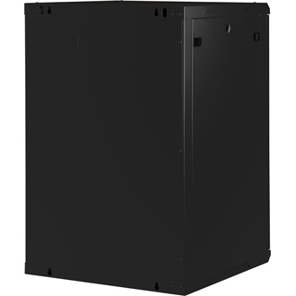 Lande PROlineB 600x600 lapraszerelt 18U 19" fali rack szekrény fekete