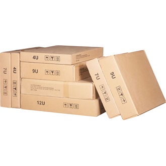 Lande PROlineB 600x600 lapraszerelt 18U 19" fali rack szekrény fekete