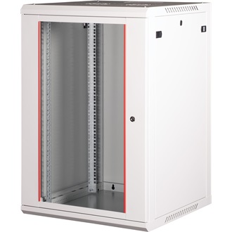 Lande PROlineB 600x600 lapraszerelt 18U 19" fali rack szekrény szürke