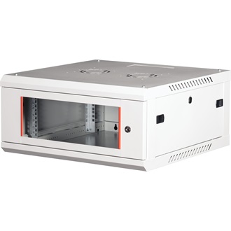 Lande PROlineB 600x600 lapraszerelt 4U 19" fali rack szekrény szürke