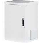 Lande SAFEbox 600x450 24U 19" kültéri fali rack szekrény szürke IP55