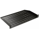 Lande 2 ponton rögzíthető 1U 19" rack tálca fekete