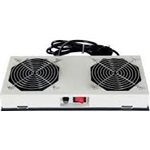 Lande 2 ventilátoros rackbe szerelhető ventilátor egység szürke