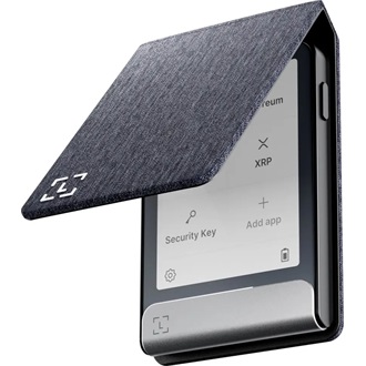 Ledger Flex Magnetic Folios Business Charcoal cryptopénztárca tok fekete