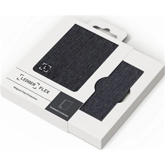 Ledger Flex Magnetic Folios Business Charcoal cryptopénztárca tok fekete