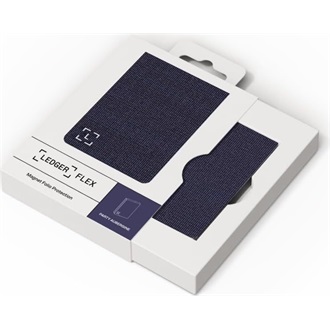 Ledger Flex Magnetic Folios Party Aubergine cryptopénztárca tok kék