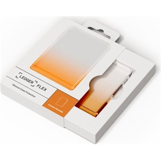 Ledger Flex Protective case Bitcoin Orange cryptopénztárca tok narancssárga
