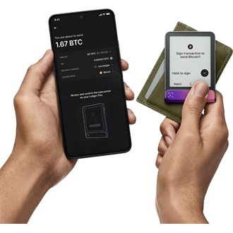 Ledger Flex incl Recovery Key - Ferro Fuchsia cryptopénztárca BOX lila