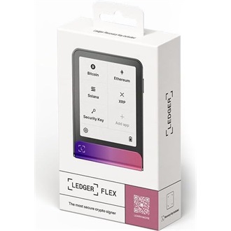 Ledger Flex incl Recovery Key - Ferro Fuchsia cryptopénztárca BOX lila