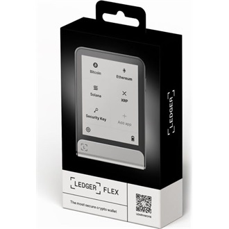 Ledger Flex incl Recovery Key - Graphite cryptopénztárca BOX szürke