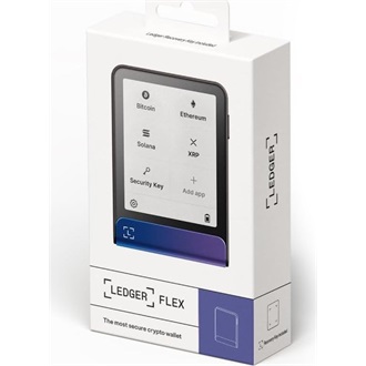 Ledger Flex incl Recovery Key - Neptune Blue cryptopénztárca BOX kék