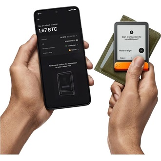 Ledger Flex incl Recovery Key - Orange cryptopénztárca BOX narancssárga