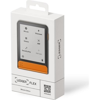 Ledger Flex incl Recovery Key - Orange cryptopénztárca BOX narancssárga