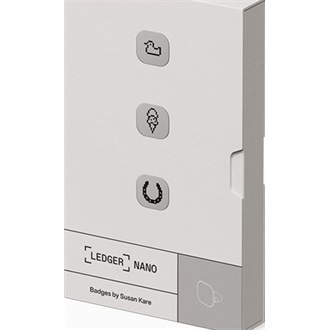 Ledger Nano Gen 5 - Badges Pack 2 cryptopénztárca BOX