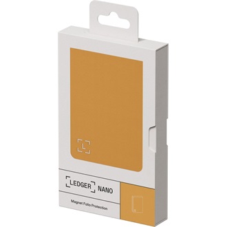 Ledger Nano Gen 5 Magnet Folio - Bitcoin Orange cryptopénztárca BOX narancssárga
