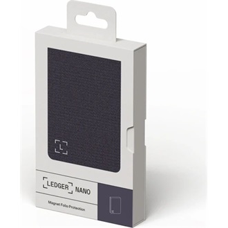 Ledger Nano Gen 5 Magnet Folio - Party Aubergine cryptopénztárca BOX kék