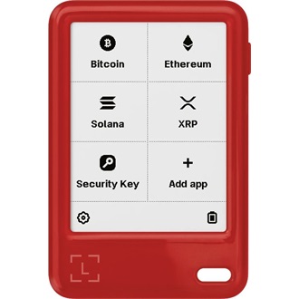 Ledger Nano Gen 5 including Recovery Key - Cherry Red cryptopénztárca BOX piros