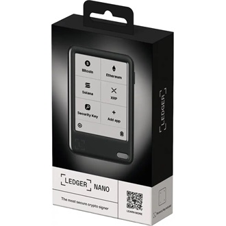 Ledger Nano Gen 5 including Recovery Key - dark cryptopénztárca BOX fekete