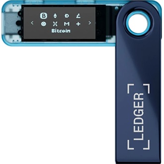 Ledger Nano S Plus Neptune Blue cryptopénztárca BOX kék