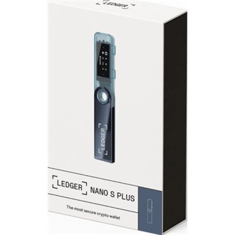 Ledger Nano S Plus Neptune Blue cryptopénztárca BOX kék