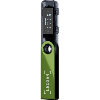 Ledger Nano S Plus Oxidate Green cryptopénztárca BOX zöld