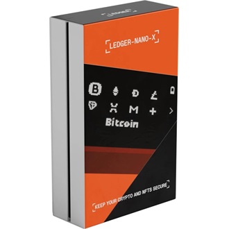 Ledger Nano X Onyx Black cryptopénztárca BOX fekete