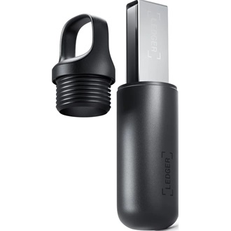 Ledger Nano X Pod cryptopénztárca tok fekete