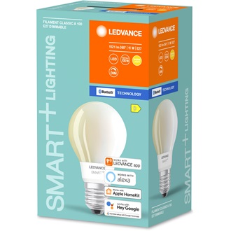Ledvance Smart+ Bluetooth vezérlésű 11W 2700K E27, dimmelhető körte alakú LED fényforrás