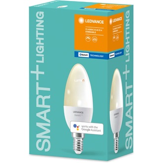 Ledvance Smart+ Bluetooth vezérlésű 5W 2700K E14, dimmelhető gyertya alakú LED fényforrás