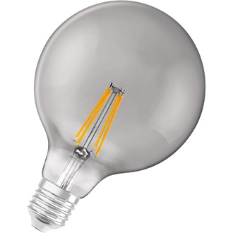 Ledvance Smart+ Bluetooth vezérlésű 6W 2700K E27, dimmelhető gömb alakú filament LED fényforrás