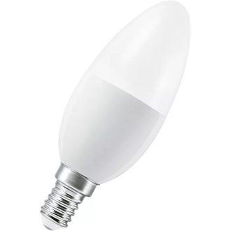 Ledvance Smart+ Wifi vezérlésű 5W állítható színhőmérsékletű E14 dimmelhető gyertya LED fényforrás
