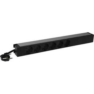 Legrand 646806 6db villásdugó CEE 7/3 (EU) rack elosztó PDU 3m fekete