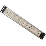 Legrand 9 Schuko CEE 7 19" rack elosztó 3m fekete